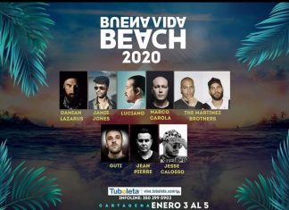 Buena Vida Beach in Cartagena – January 3-5 2020