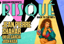 Jean Pierre back in NYC Sept 20 for Risque at Public Hotel